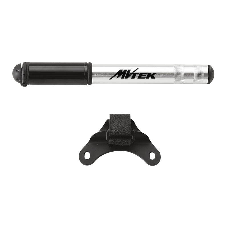 Pompe double valve Longueur : 190mm jusqu'à 7Bar en aluminium argent