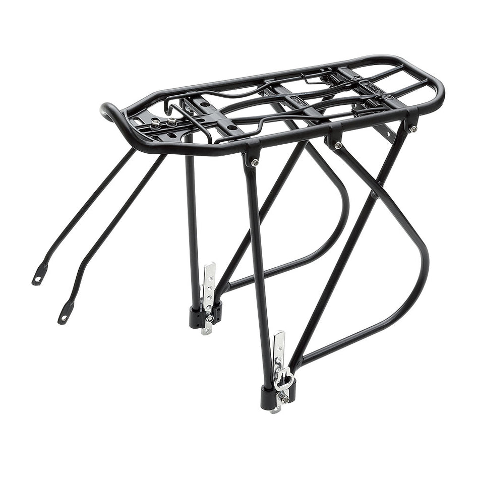 Verstellbarer Hinterradgepäckträger 26/28" in 6 Positionen Schwarz