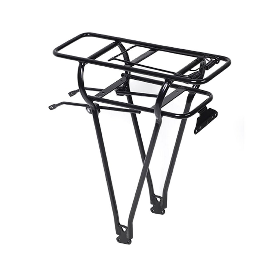 Porte-bagages avec porte-batterie ANSMANN 28" en aluminium noir