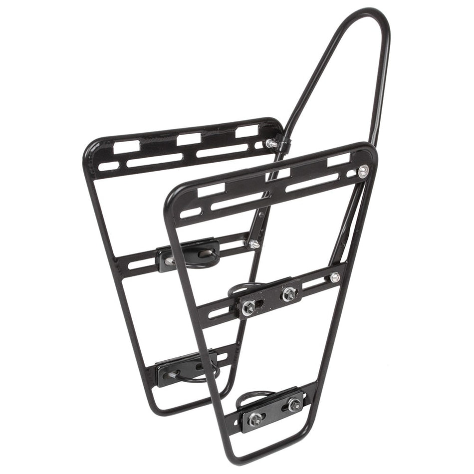Porte-bagages avant TRAVELLER pour bikepacking en aluminium noir