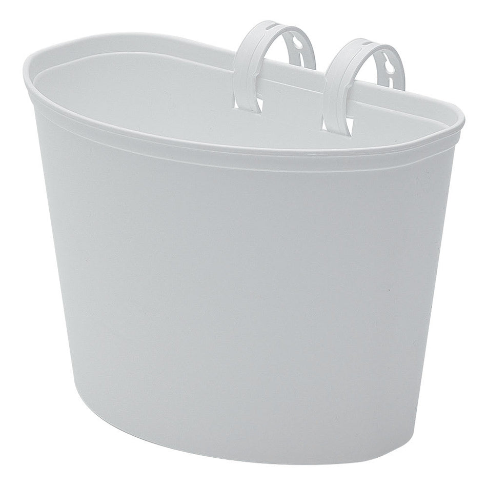 Cesta Bicicleta Junior 20x11x14cm en Plástico Blanco