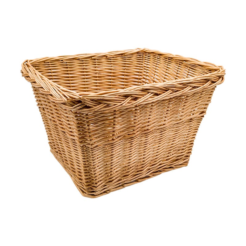 Vorderkorb Rechteckig 35x20x20cm aus Naturweide Beige