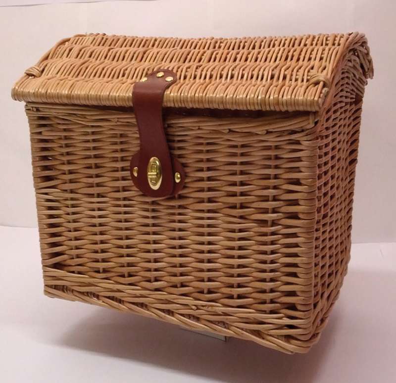 Hinterkorb GROSS 42x30x22/28cm wie Baukasten aus Weide Braun