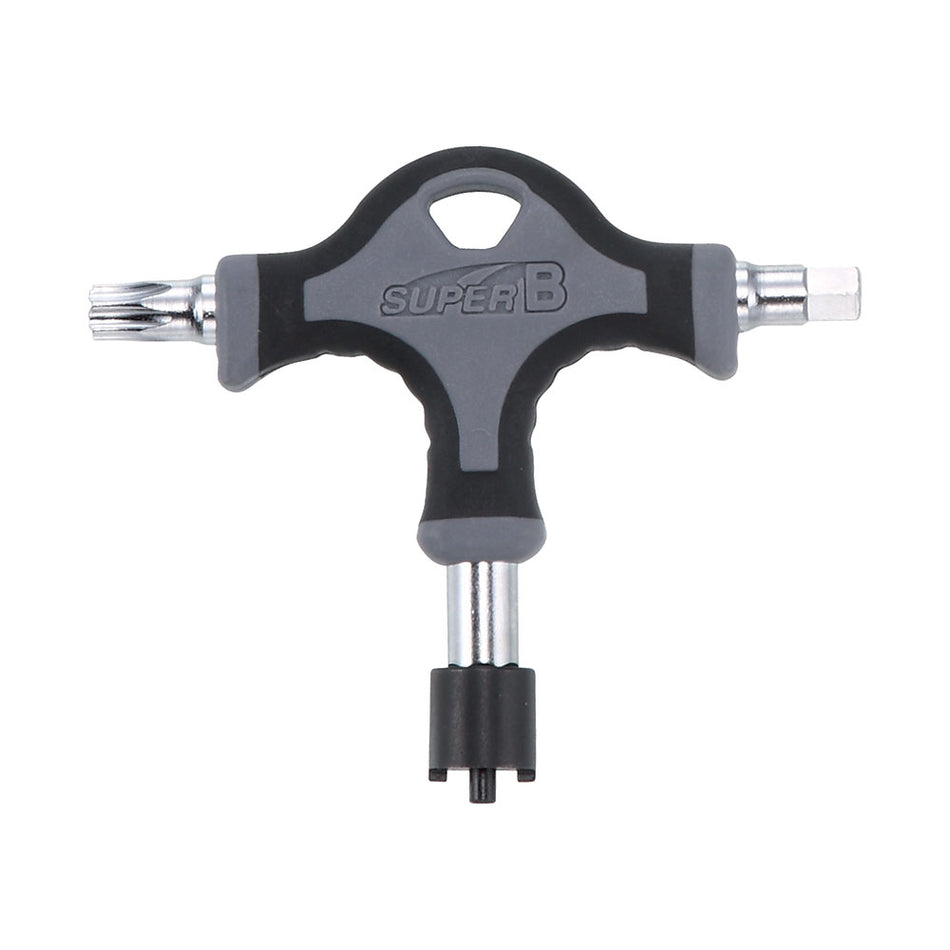 Kurzer Kronenmuttern-Schlüssel Doppelt Torx 30 Sechskant 5mm