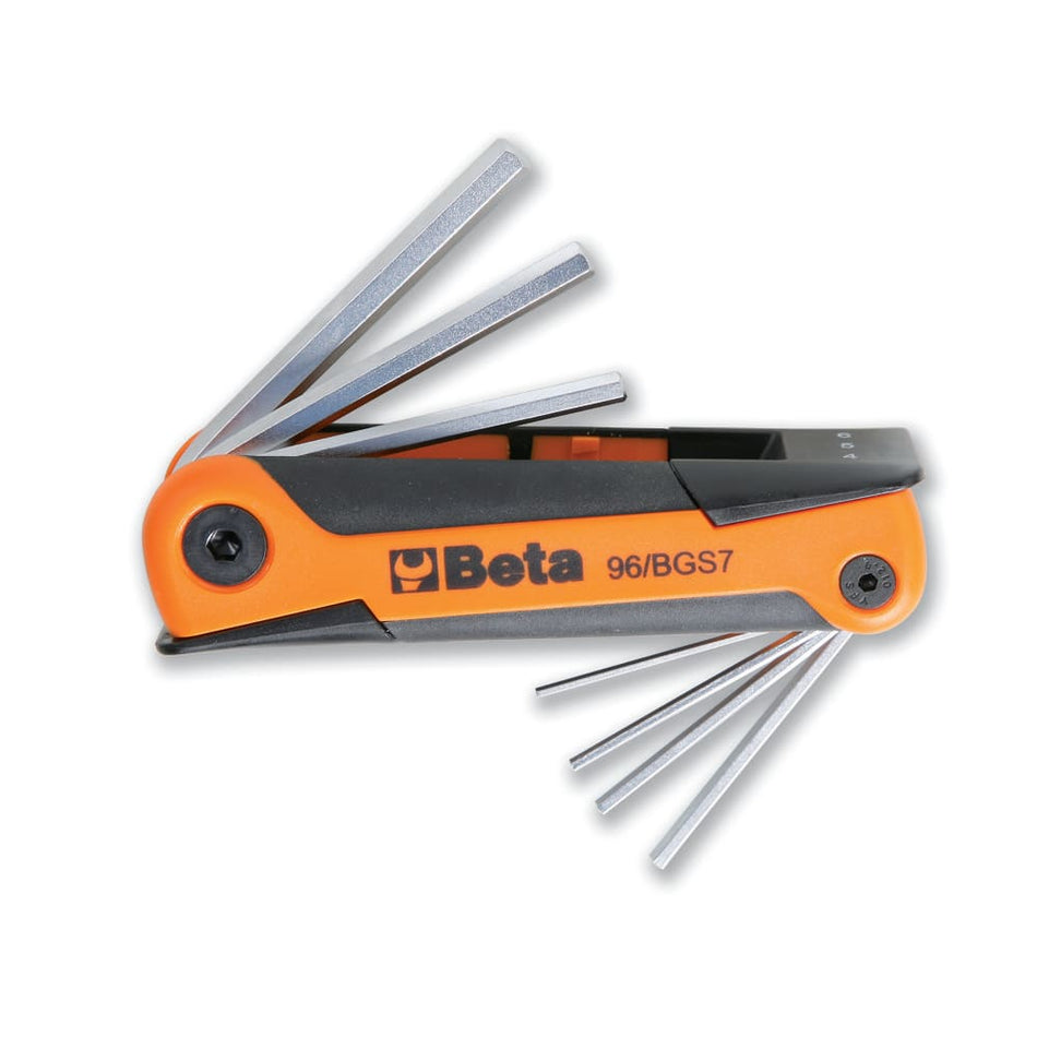 Multitool 7-teiliger Inbusschlüssel 1,5mm bis 6mm Orange