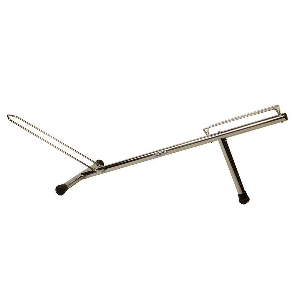 Single Tilted Bike Display Silver