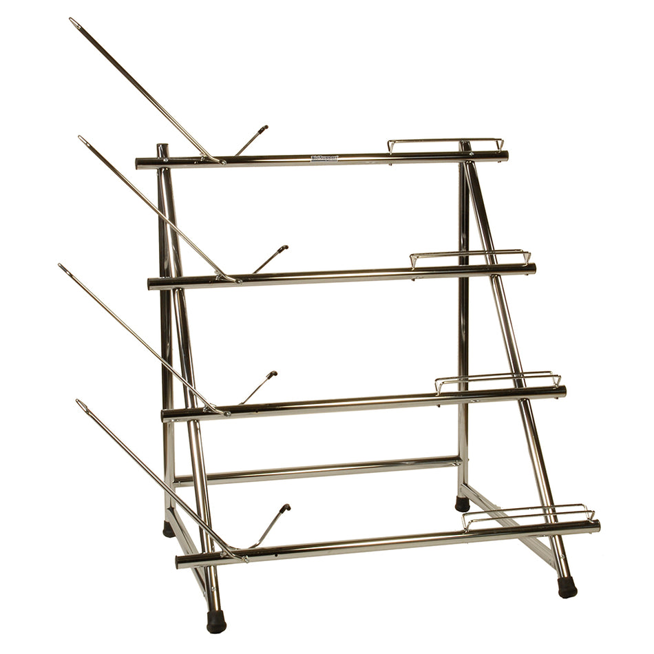 Multiple Bike Display 130x93x136cm 4 Bikes on 4 Levels Silver