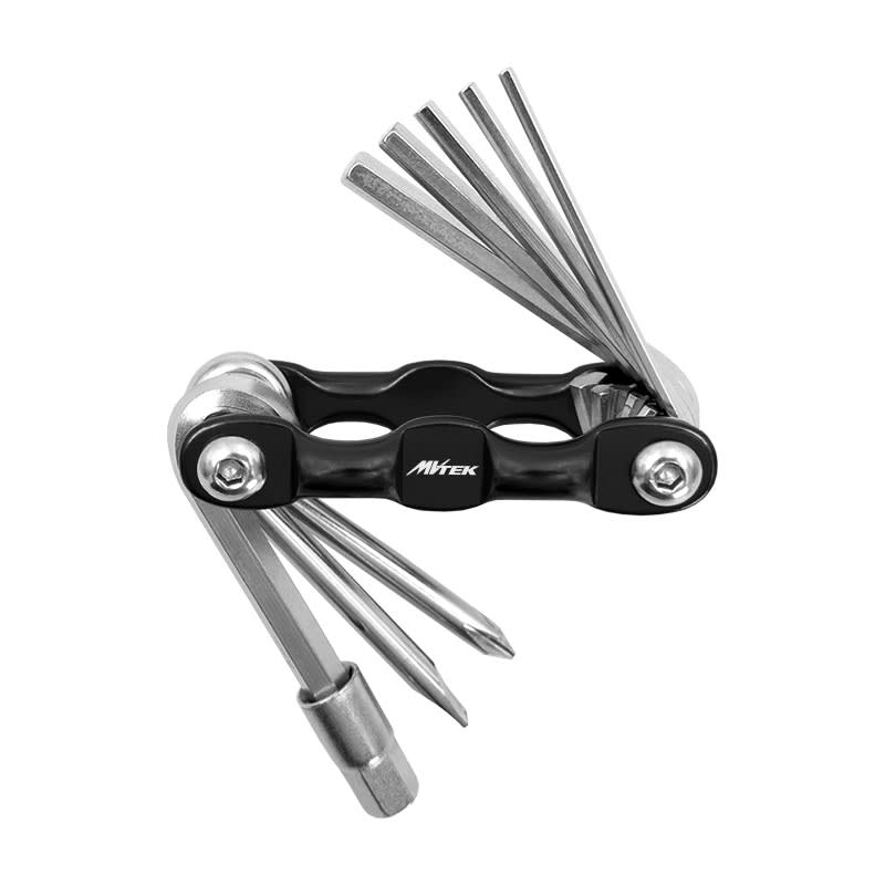 Multitool 9in1 aus Aluminium Schraubendreher + Inbusschlüssel