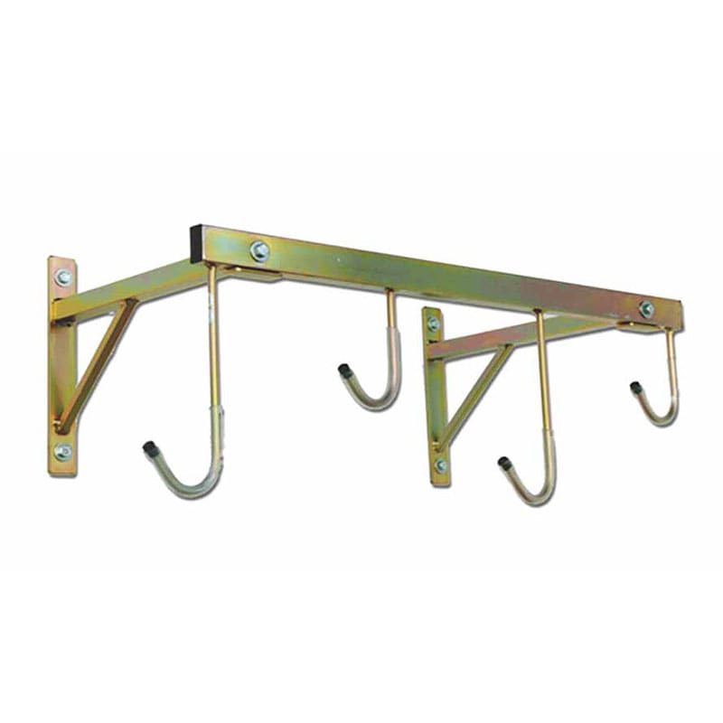 Wand-Fahrradständer 37x78cm mit 4 Haken aus bronzenem Metall