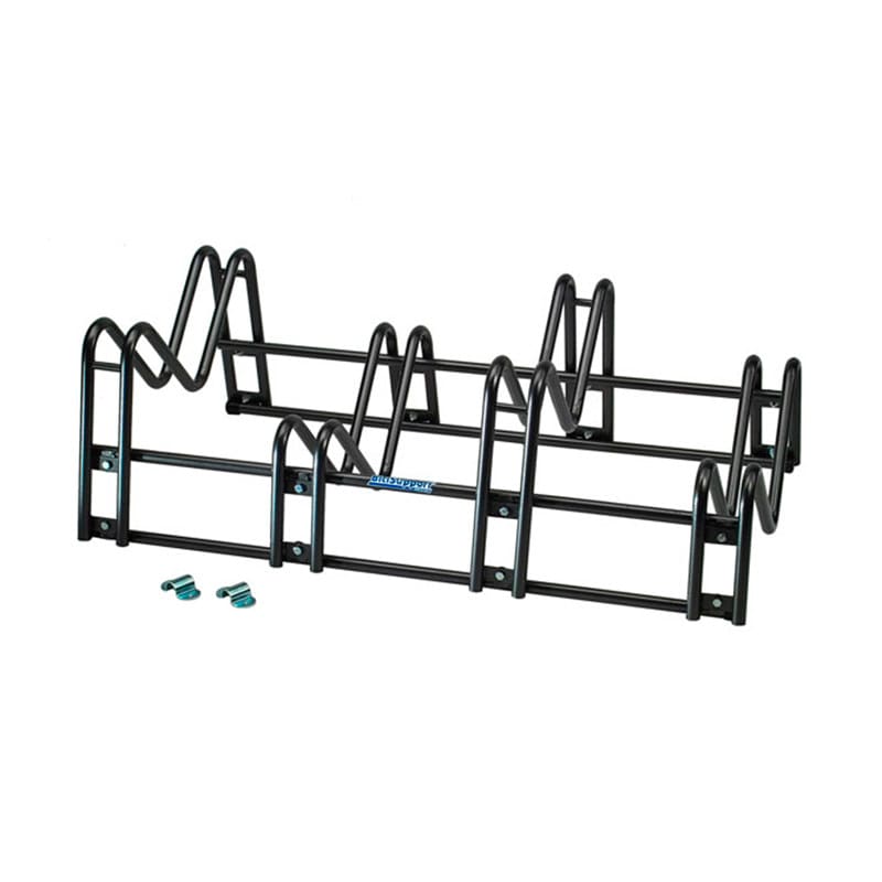 Fahrradständer 4 Plätze 66x115cm Schwarz
