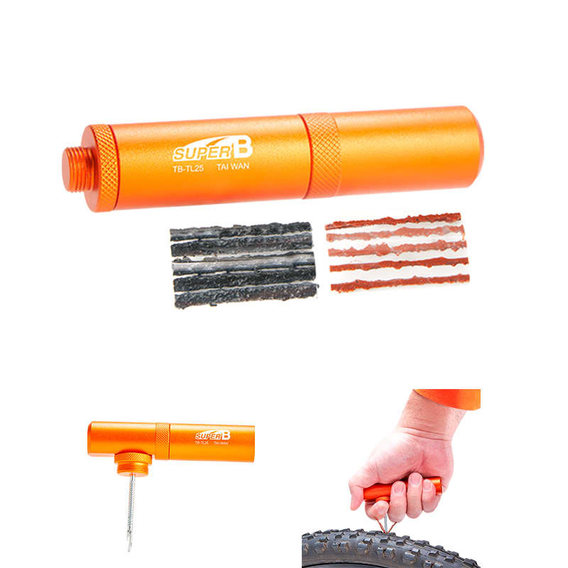 Tubeless-Reparatur-KIT: 10 Streifen + 1 Reibahle