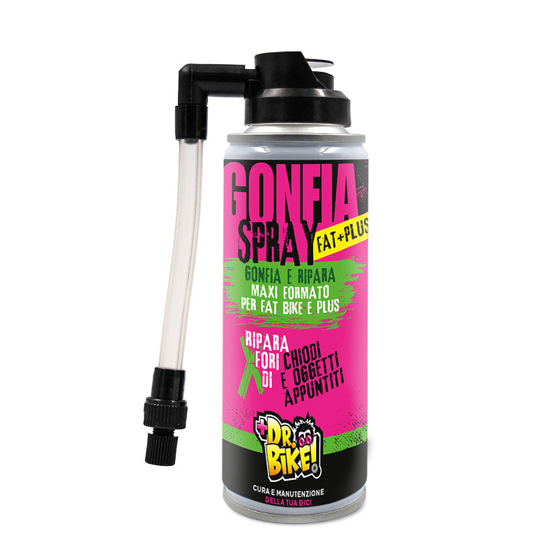 DR.BIKE REIFEN - Spray für Fat Bikes AUFBLASEN UND REPARIEREN - 200ml