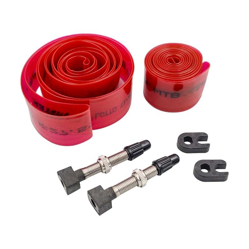 Tubeless-Band+Ventil (SET) für 27,5" x 30mm (Paar)