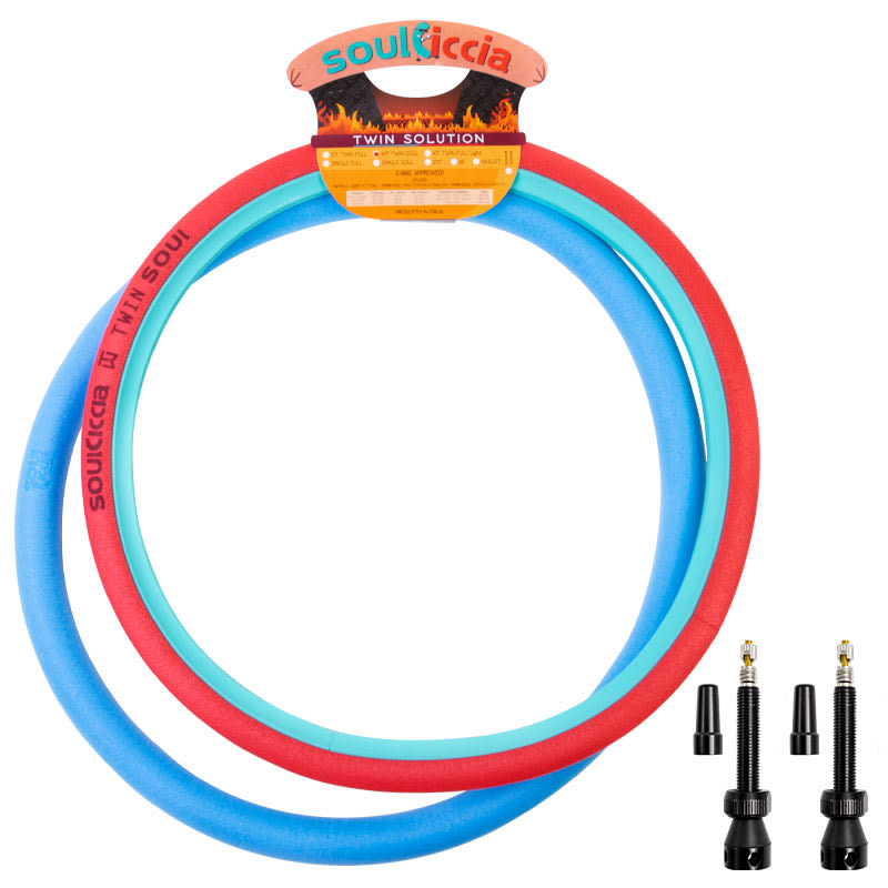 SOULCICCIA (KIT) 29"x45mm Twin Soul (2 Piezas) + 2 Válvulas TBL