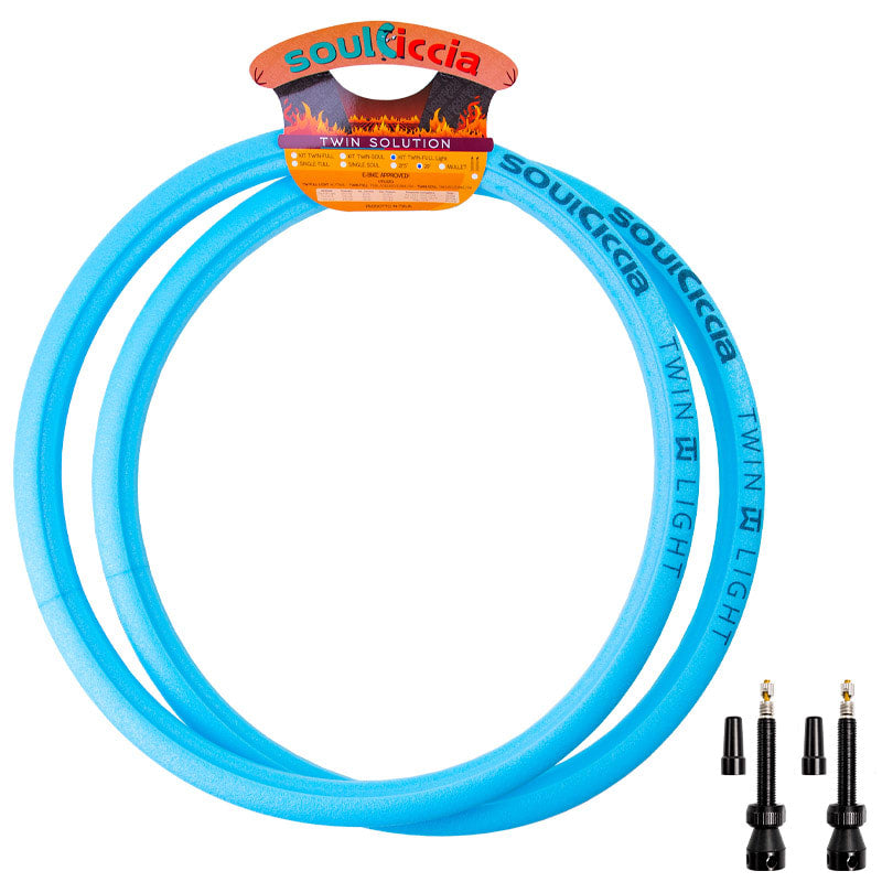 SOULCICCIA (KIT) 27,5"x43mm Twin Light (Par) +2 Válvulas AIRGLIDE
