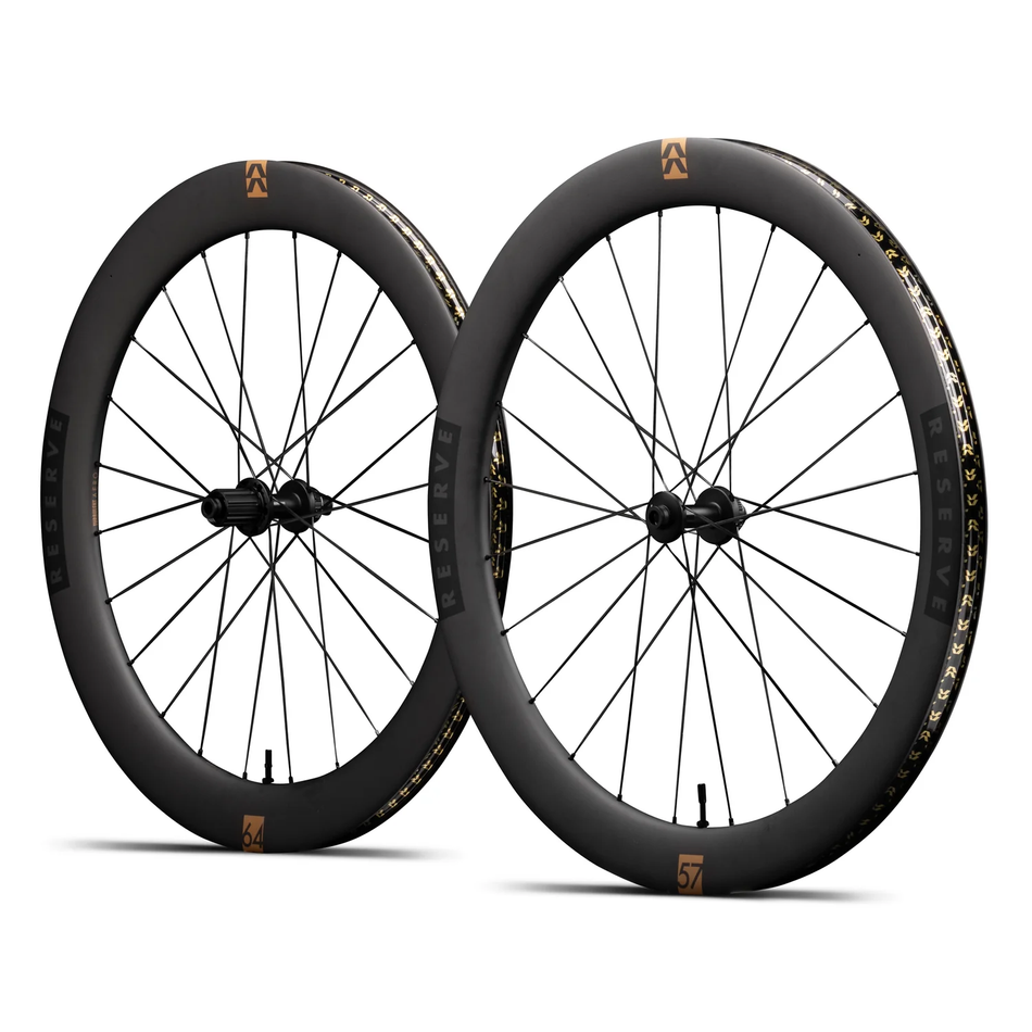 Pair of Reserve 57|64 Turbulent Aero TLR Wheels