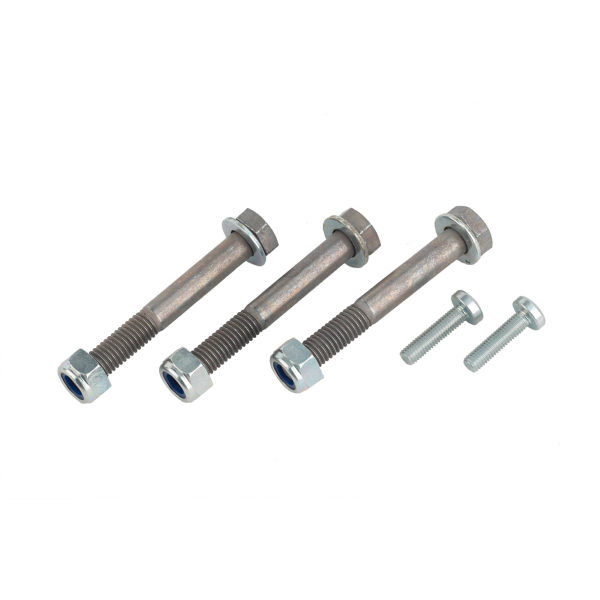 Bosch - Schraubensatz Drive Unit. 3 Befestigungsschrauben. Unterlegscheibe, Mutter und 2 Zylinderschrauben inklusive.