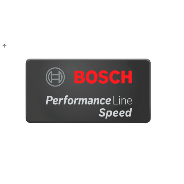 Bosch - Cubierta con logo Performance CX, rectangular, negro. Con cubiertas no montadas. Se necesita el adaptador 1.270.015.122
