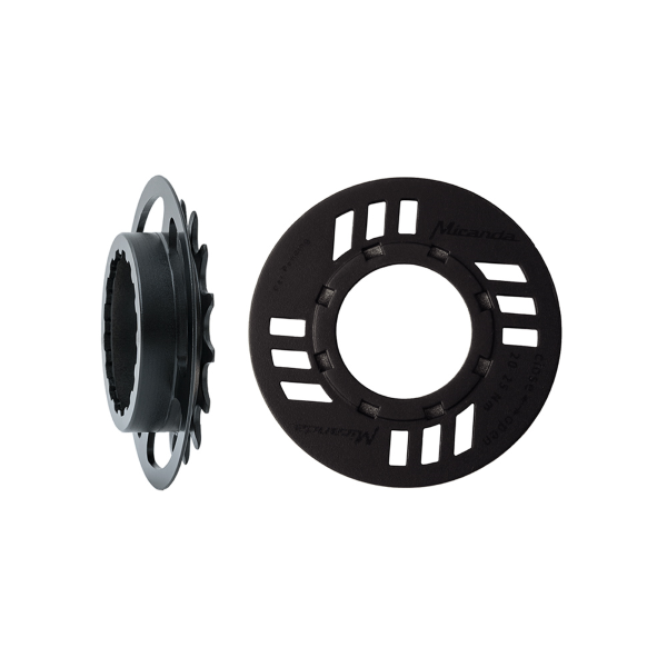 Bosch - Ritzel mit Kettenblattschutz Miranda 16 Zähne, Versatz 5 mm, für E-Bike GEN2, schwarz
