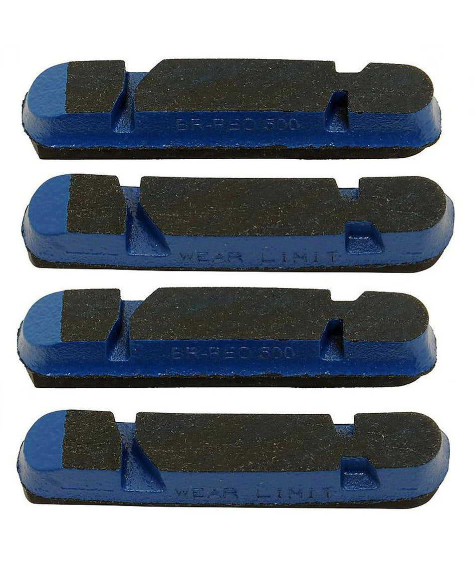 Confezione pattini freno Campagnolo blu per cerchi PEO CM