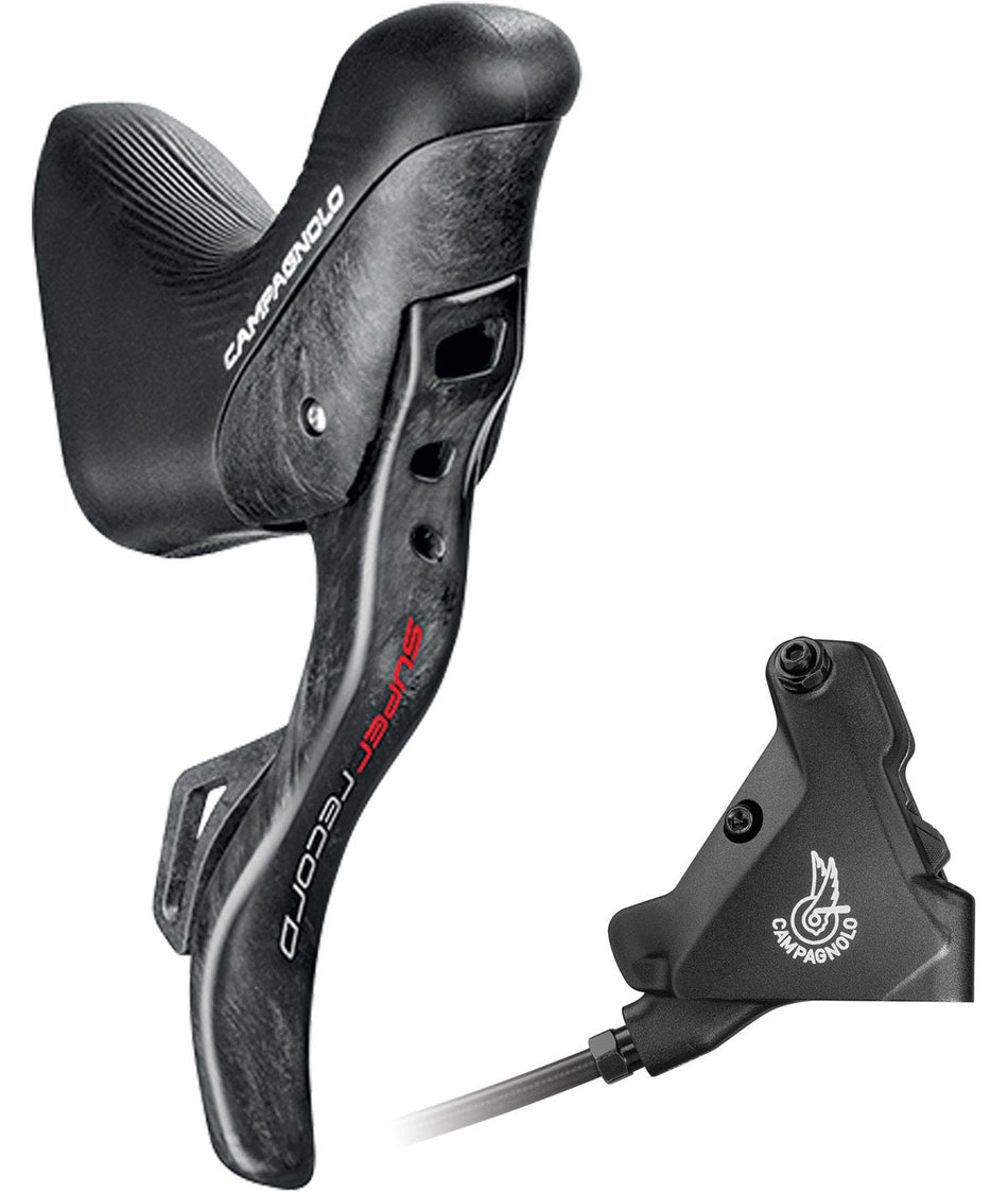 Campagnolo Ergopower DB Sx Super Record 12v. Schalthebel + hintere Bremse 140 mit Öl