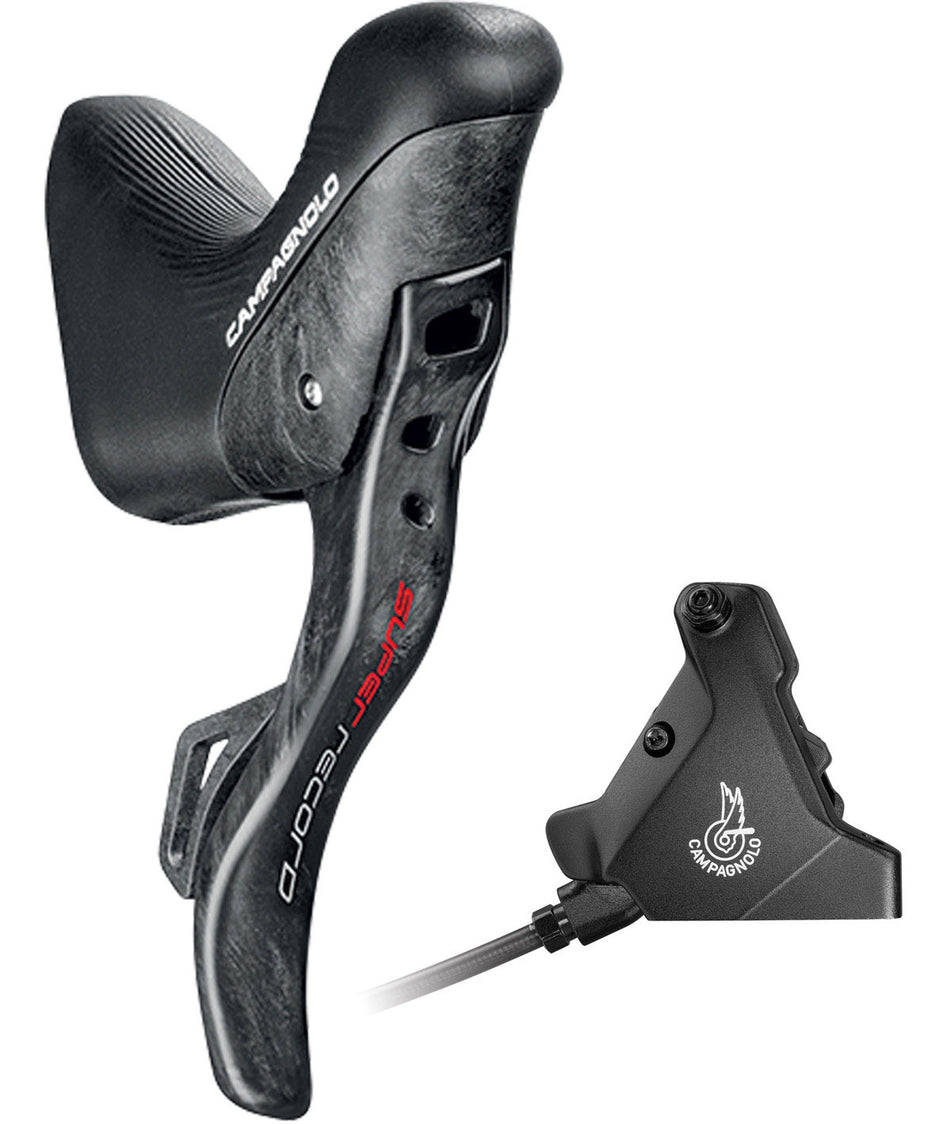 Campagnolo Ergopower DB Dx Super Record 12v. Schalthebel + hintere Bremse 160 mit Öl