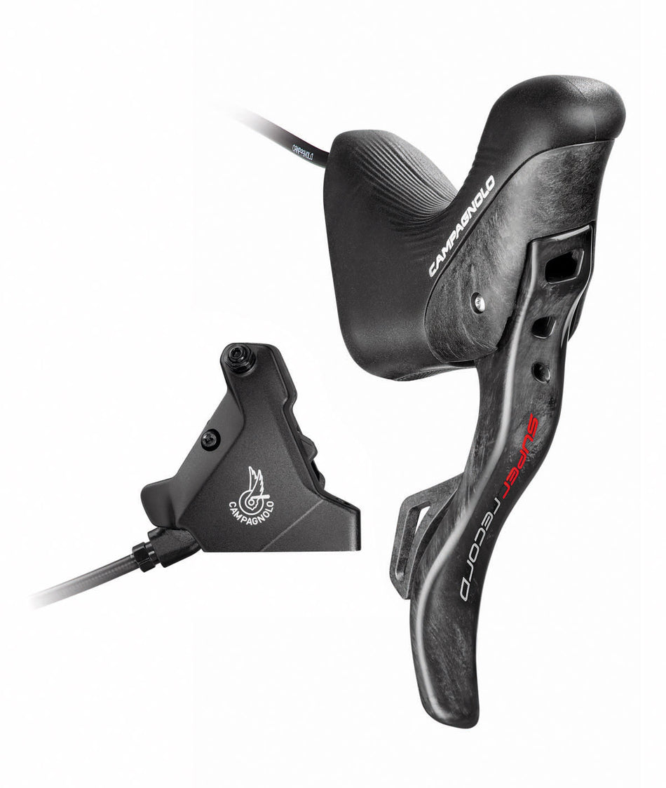 Campagnolo Ergopower DB Dx Super Record EPS 12v. Schalthebel + hintere Bremse 160 mit Öl