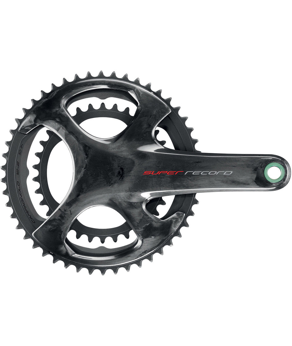 Pédalier Campagnolo Super Record Ultra-Torque TI Carbone 12v.