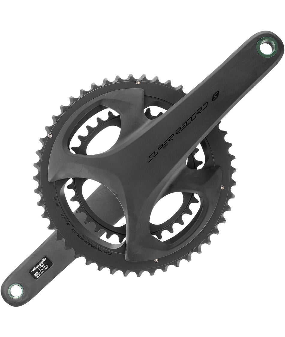 Kurbel Campagnolo Super Record S WRL Pro-Tech Carbon 12v. mit Leistungsmesser für WRL Gruppen