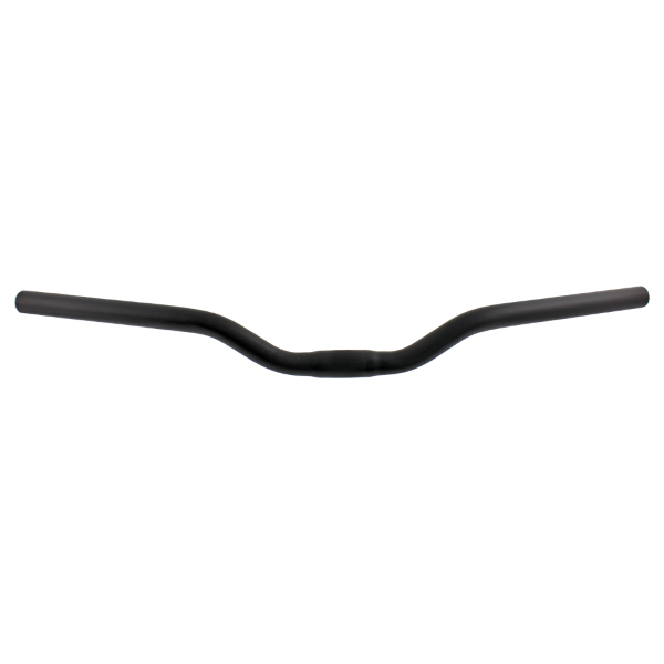 Easy - Manubrio QUATTRO CURVE - 590 mm, nero satin, rise 25 mm