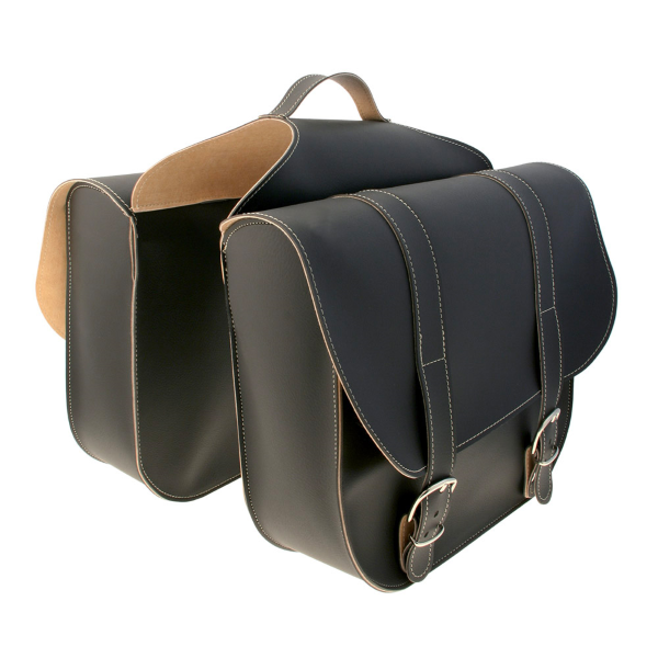 Easy - Sacoche porte-bagages SACOCHE EN CUIR ÉCOLOGIQUE