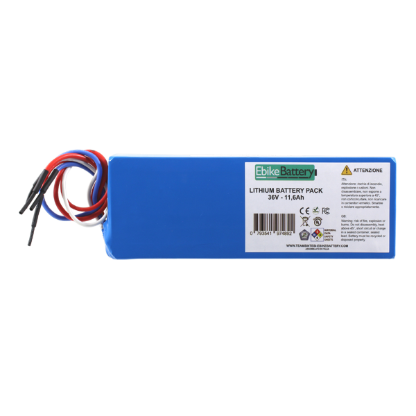 Ebike Battery - Paquete de baterías de litio para e-bike 36V 11,6Ah