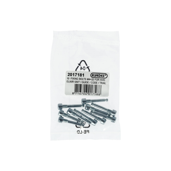 Elvedes - Tornillo de bloqueo de pastillas Avid Elixir 5/7/9, Guide, Code