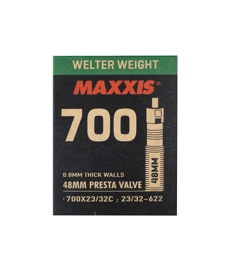 Cámara de aire Maxxis Welter Weight 700x23/32c presta 48mm desmontable