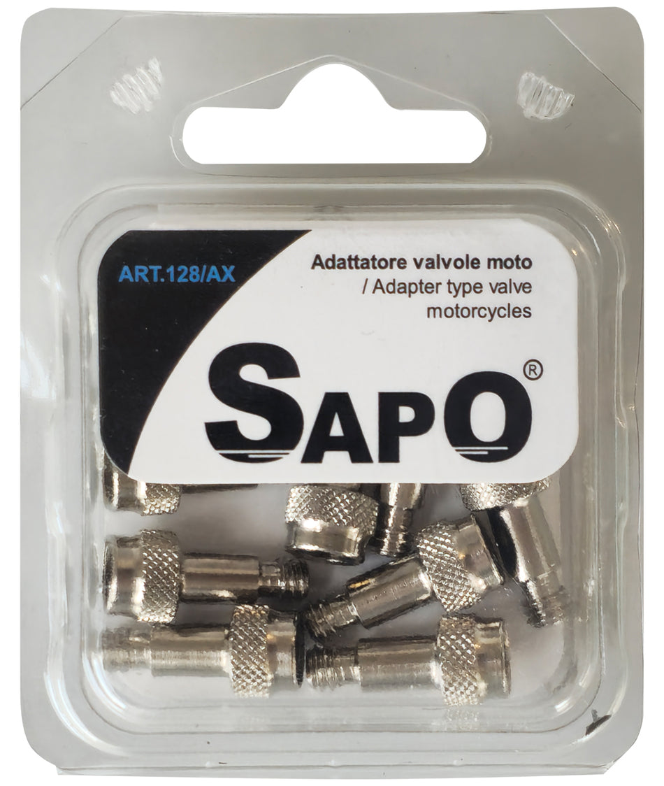 Blister adapter for motorcycle Schrader valves (10 pcs)