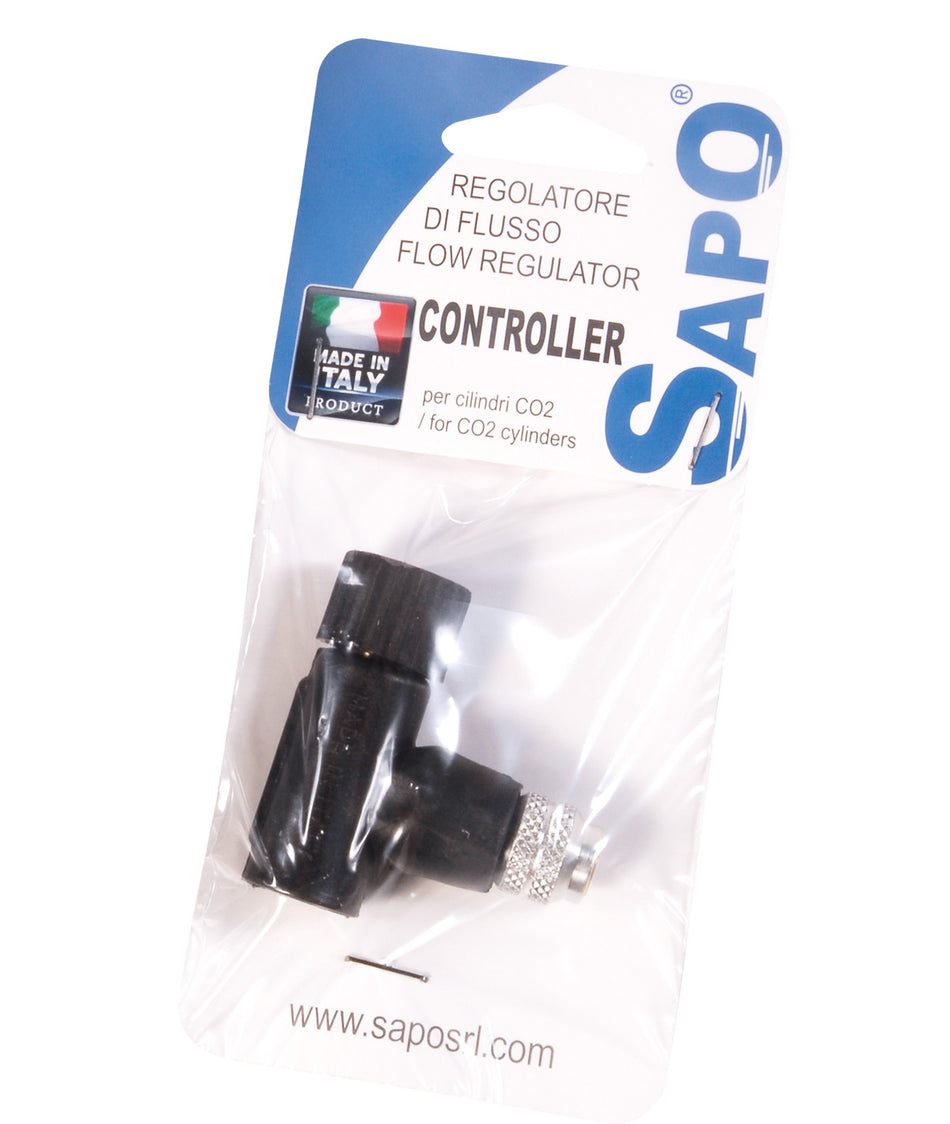 Sapo CO2 controller dispenser with screw-on Presta fitting