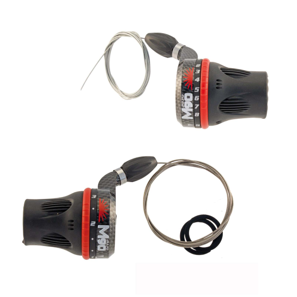 Sunrace - Coppia comandi cambio GRIP SHIFT M90 COMPATIBILE SHIMANO