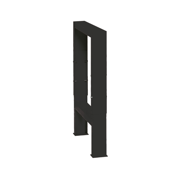 Unior - VERSTELLBARES BEIN 990LA-BLACK FÜR MODULARE WERKBANK - Schwarz, 100 x 650 x 690 x 1100 mm