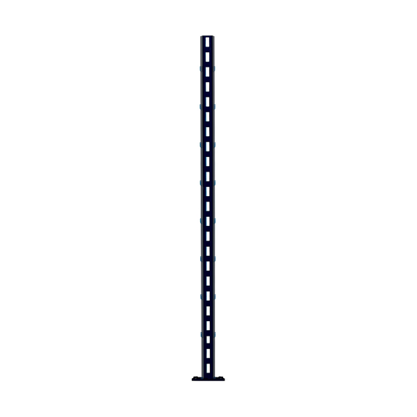 Unior - Supporto centrale 990SM-BLACK per pannello posteriore perforato - Nero