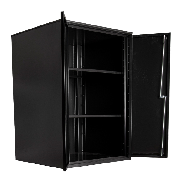 Unior - Niedriger Werkzeugschrank 949.1-BLACK mit Türen und Regalen - Schwarz, Höhe 1,02 m