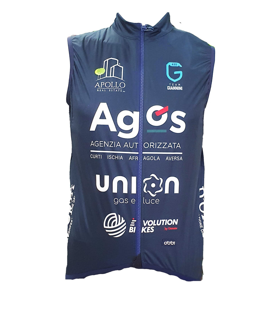 Gilet Coupe-vent Evolution Bikes Team Giannini Agos 2024