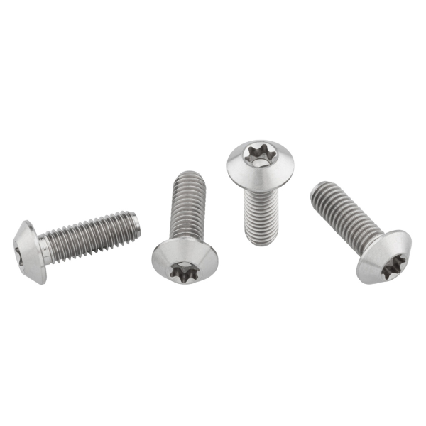Wolftooth - ZESTAW ŚRUB TYTANOWYCH DO UCHWYTU NA BIDON 4 szt. M5X0.8mmX15mm GŁÓWKA NISKI PROFIL