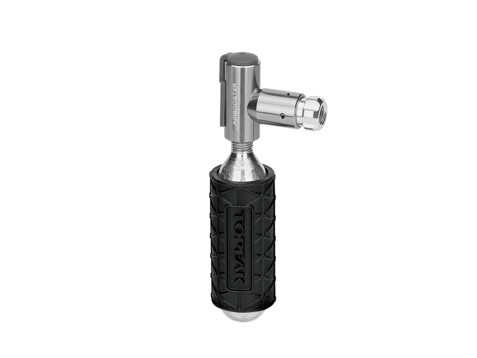 Adapter Topeak CO2 AirBooster + 1 szt. nabój CO2 16g i osłona silikonowa