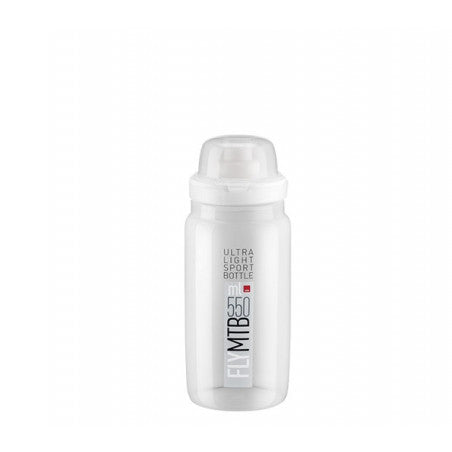 Bidón Elite Fly MTB Transparente 550 ml