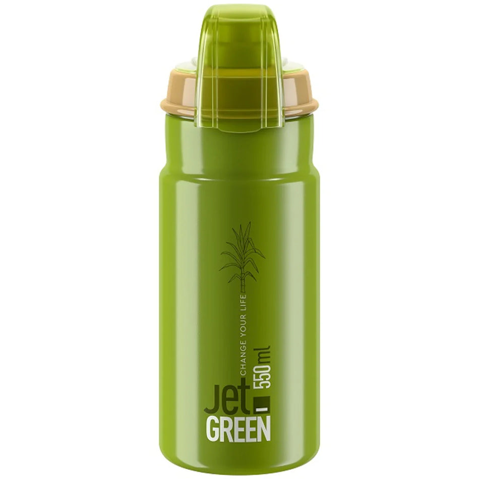 Bidón Elite Jet Green Plus 550 ml