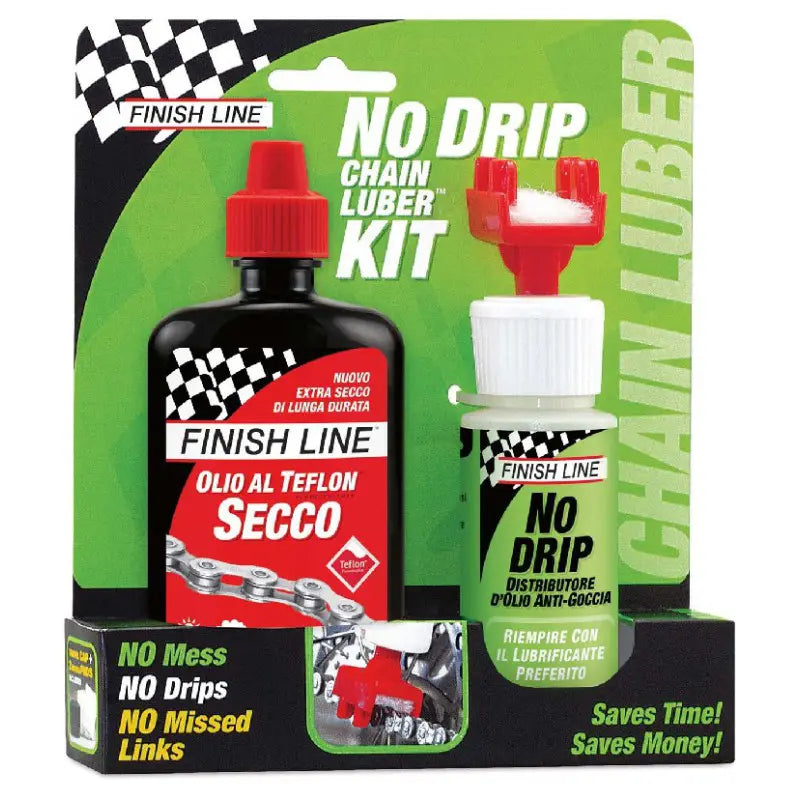 Zestaw No Drip Finish Line Suchy Smar 120 ml