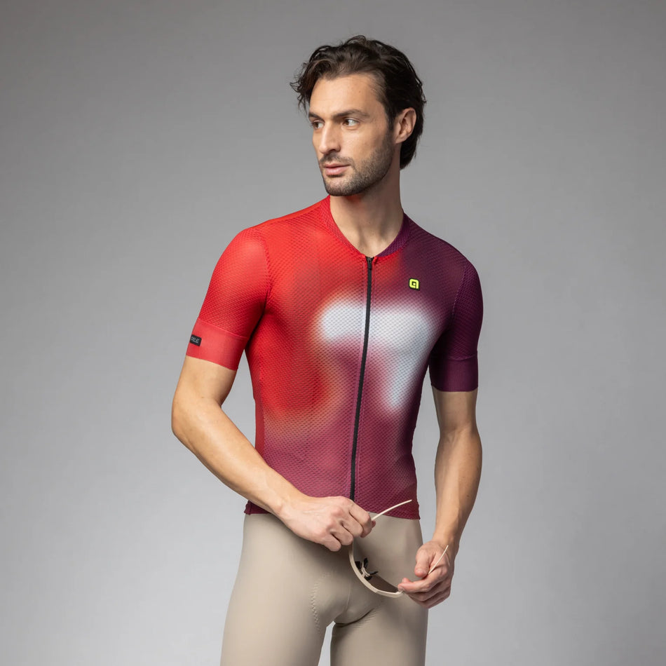 Kurzarmtrikot Alè PR-E Flash 2025