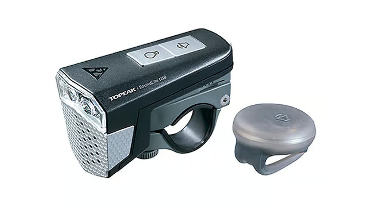Przednia lampa z czujnikiem dźwięku Topeak SoundLite Usb