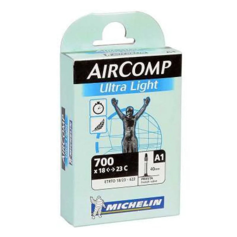 Michelin Air Comp Ultra Light Schlauch 700x18-23 Presta Ventil 52mm