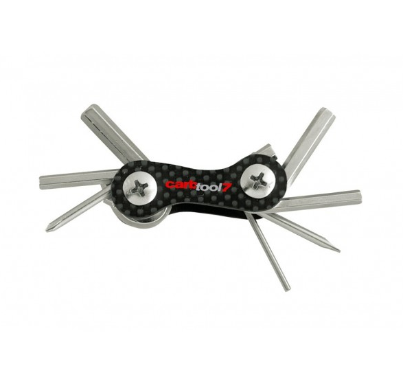Outil multifonction avec manche en fibre de carbone Barbieri bike tool 7 fonctions